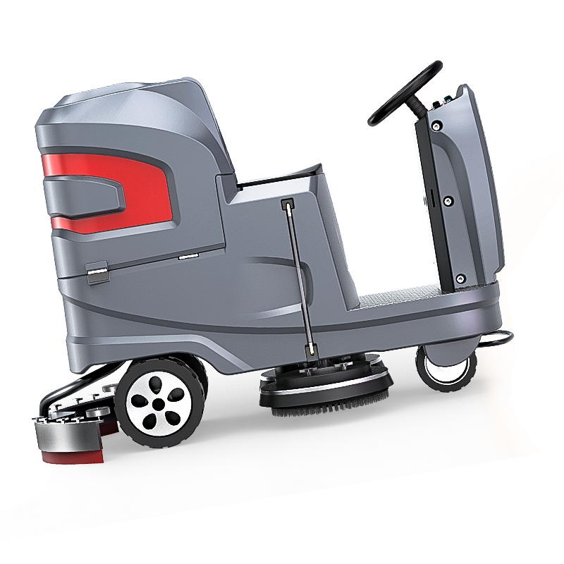 X6洗地機側面圖